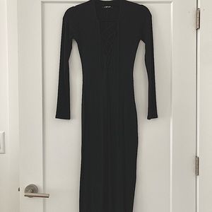 Reformation black dress